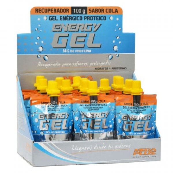 Exp. energy gel expositor 15 envases