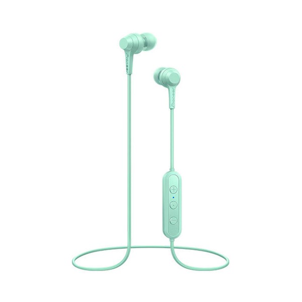 Pioneer se-c4bt auriculares verdes con micrófono de alta calidad bluetooth