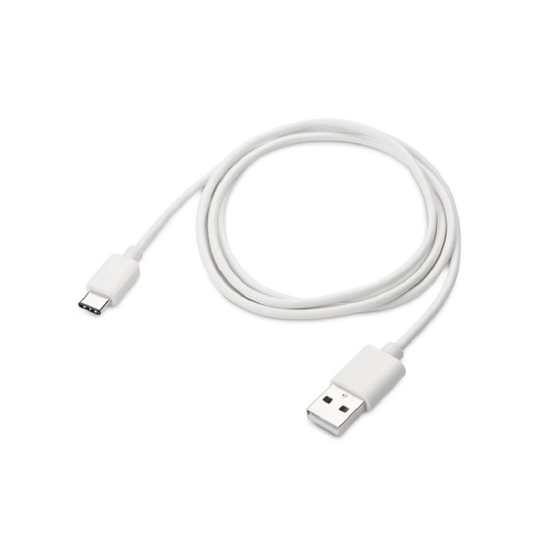 Akashi cable conector blanco con puerto usb tipo c a usb 2.0 tipo a