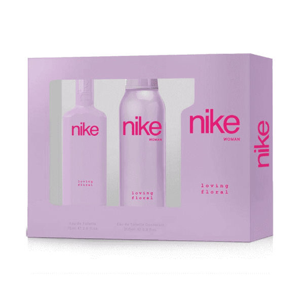 Nike Loving Floral Woman pack Eau de Toilette 75 ml + EDT Deodorant 200 ml
