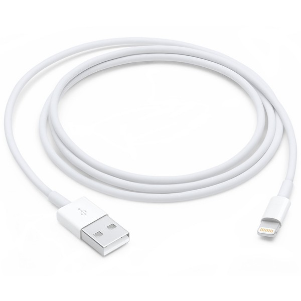 Apple mxly2zm/a blanco cable usb a lightning 1 metro