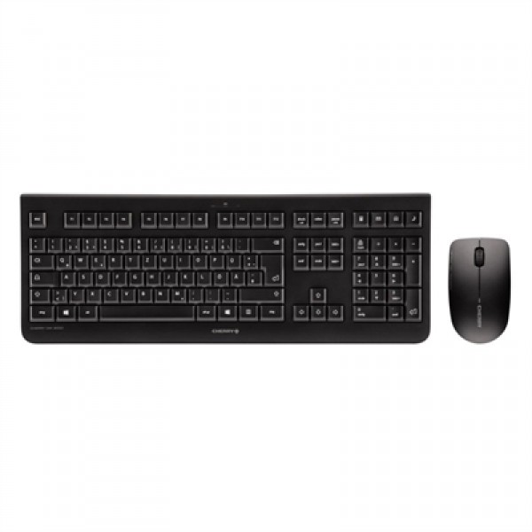 Cherry teclado+ratón inalámbrico inglés dw3000 neg