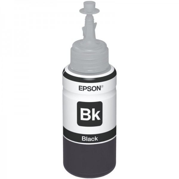 Epson botella tinta ecotank t6641 negro 70ml