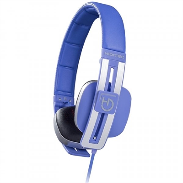 Hiditec auricular+mic whp010003 wave azul