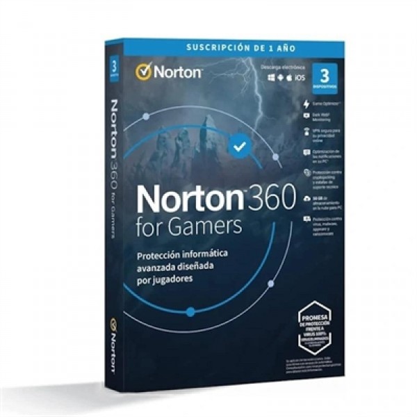 Norton 360 gamers 50gb es 1 us 3 dispositivo 1a